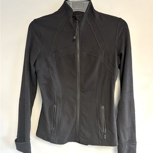 Lululemon Athletica Define Jacket with pockets. Black size 8. Used.